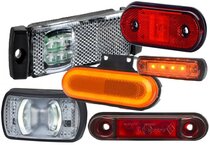 Zijmarkeringslampen en Contourlampen voor aanhanger en caravan - voertuigen