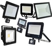 Gevellamp - breedstraler - muurlamp - sensorlamp