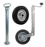 Neuswiel - steunpoot - neuswielklem voor een aanhanger