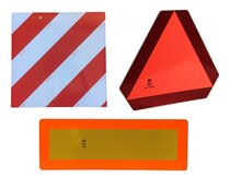 Markeringsborden voor de aanhanger of trailer