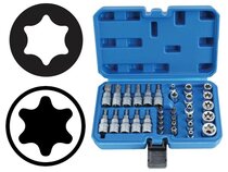 Torxdop inwendig - torxdop uitwendig - torx combinatiesets