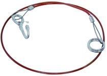 oploopremkabel en breekkabel op een aanhanger