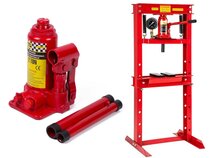 Werkplaatspersen en potkrikken