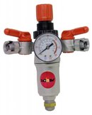 Drukregelaar met waterafscheider