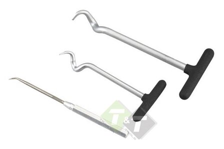 Haken set - O ringen verwijder set - 3 delig - Afdichtring verwijderaar - ASTA