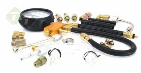 Brandstofpomp druk tester set - Benzine en Diesel - Compressie tester - SATRA