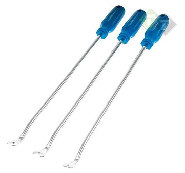 Clip verwijderaar set - Koevoet - 6 delig - Bekleding clip tangen set - SATRA
