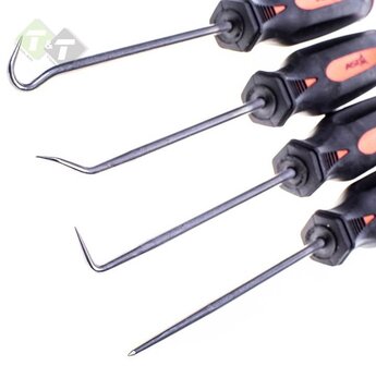 Haken set - Haakgereedschap - 4 delig - O-ringen verwijder set - ASTA