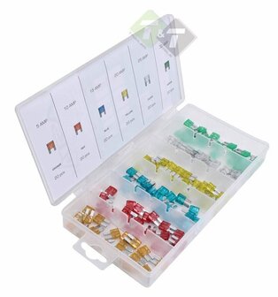 Mini steekzekering set - 120 delig - Micro steek zekering - ASTA