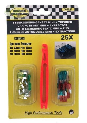 autosteekzekeringen klein, steekzekeringen, steek zekering, kleine steekzekeringen, auto steekzekeringen