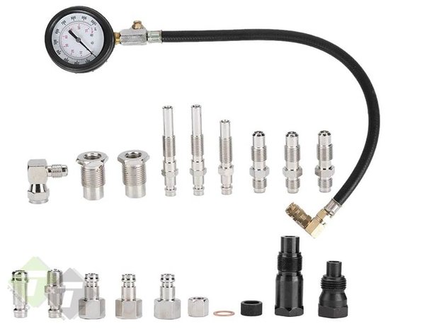 Drukmeter, diesel compressie meter, drukmeter, compressietester, compressie tester, druk meter