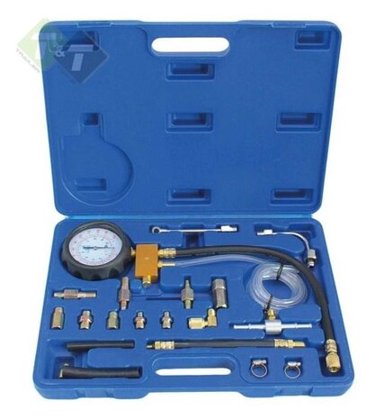 Brandstofpomp druk tester set - Benzine en Diesel - Compressie tester - SATRA