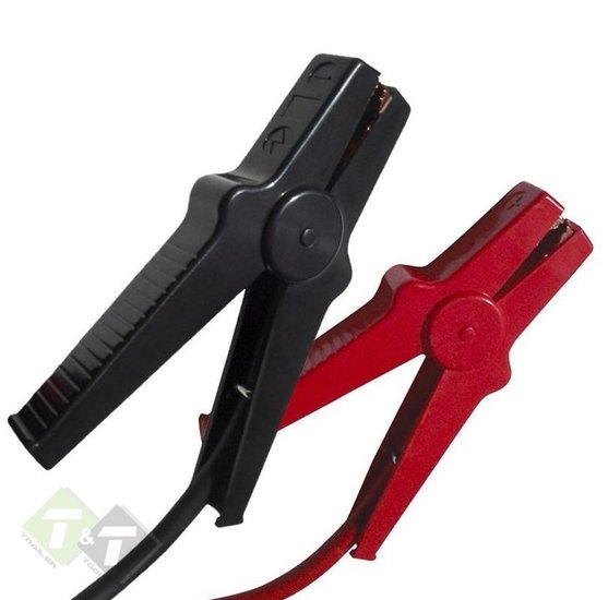 Dikte kabel 16 mm&sup2; Lengte kabel 4 Meter 600 Ampere Startkabel , Start kabel , Overstart kabel , Overstart kabels , Start