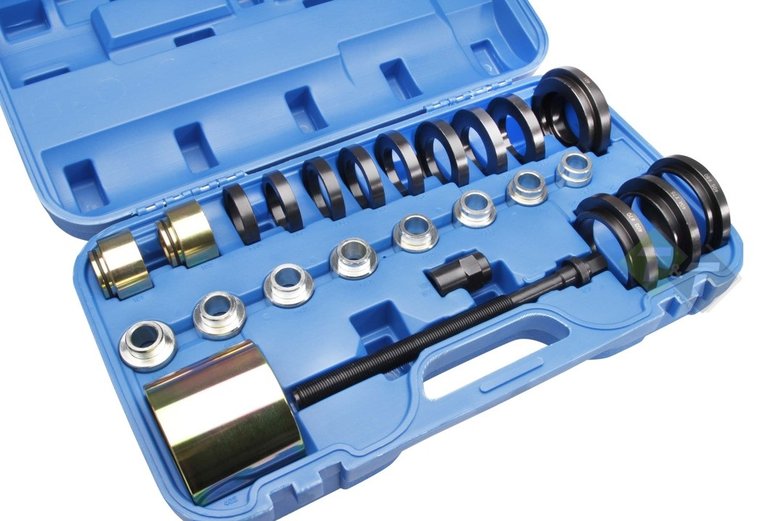 front wheel bearing removal kit, lagerplaat  55 mm-59 mm-63 mm -66,5 mm -70 mm -71,5 mm -73 mm -73,5 mm-75 mm -77,5 mm -81,5 mm