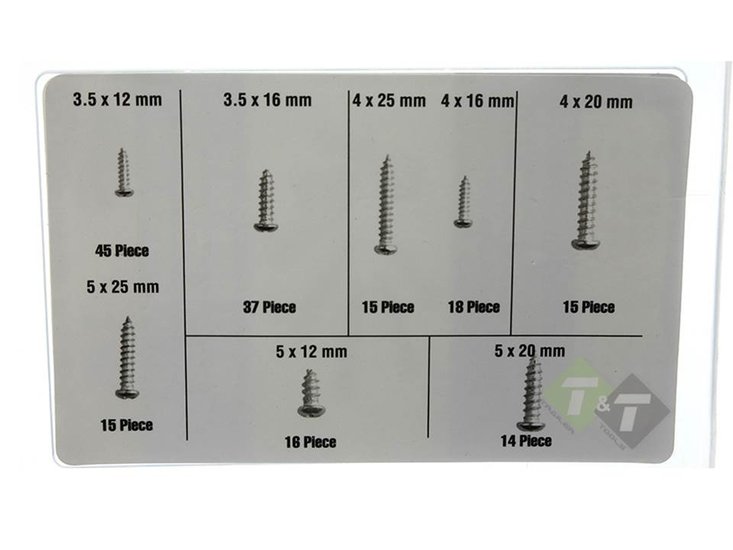 parker assortiment, parkerschroeven, parker schroeven, parker, parkers, parkers set