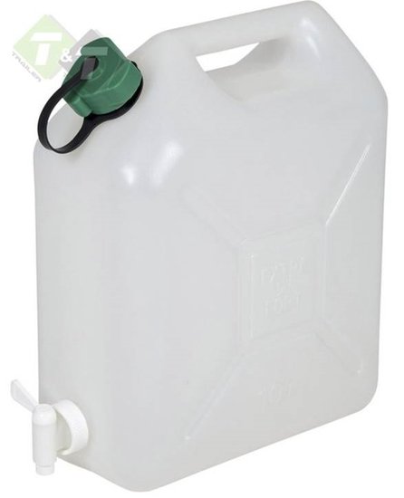 volwassen Lenen Anemoon vis Zoekt u een water jerrycan? Wit kunststof, 10 liter inhoud.