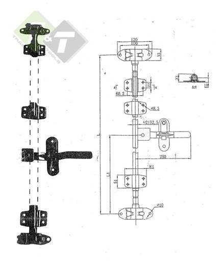 Containerslot, Container slot, Container lock, Containerlock, Containersloten, slot, sloten, antidiefstalslot, aanhangerslot, a