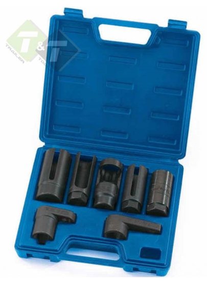 lambda sonde sleutel, lambda sensor gereedschap set, dopset lambda sonde, lambda dop, dop set lambda sonde