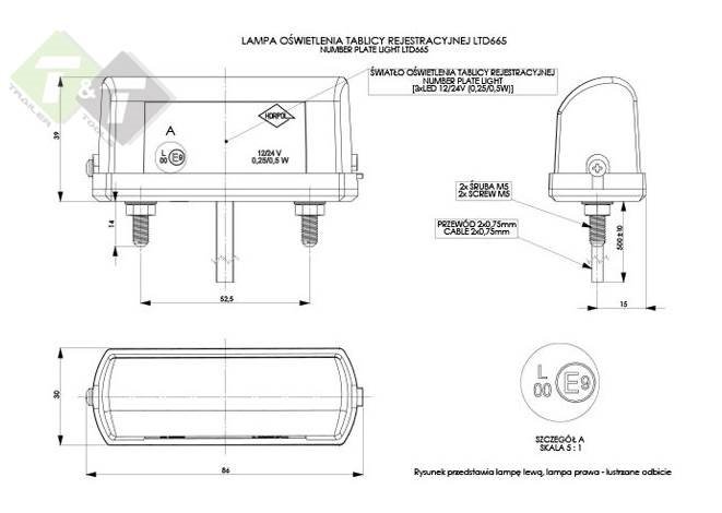 kenteken lamp, kenteken verlichting, kentekenlamp, kentekenverlichting, led lamp, ledlamp, nummerplaat verlichting, nummerplaat