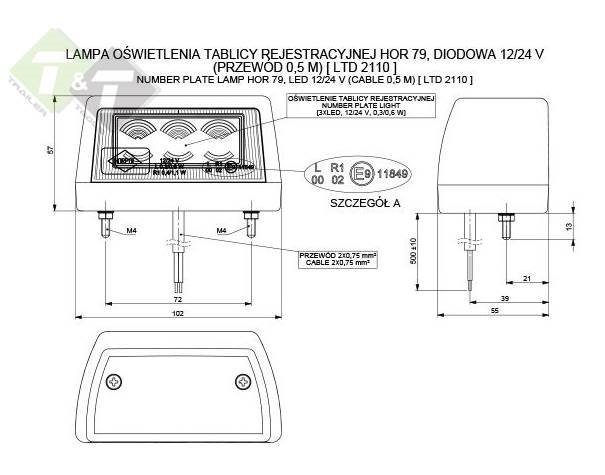 kenteken lamp, kenteken verlichting, kentekenlamp, kentekenverlichting, led lamp, ledlamp, nummerplaat verlichting, nummerplaat