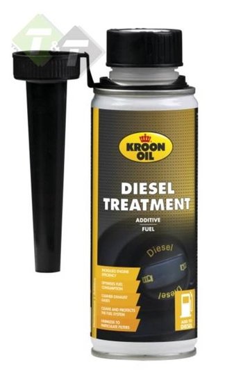 Diesel Treatment, Reinigingsmiddel 250 ml, Kroon Oil, Diesel Additief, motorolie 15W40, motorolie, motor olie, semi-synthetisch