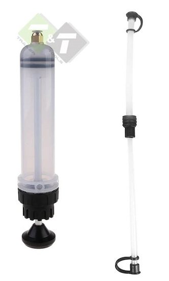 200 ml overhevelpomp - oliepomp -&nbsp;vloeistof pomp - hevelpomp - zuigpomp handbediend - vloeistofpomp