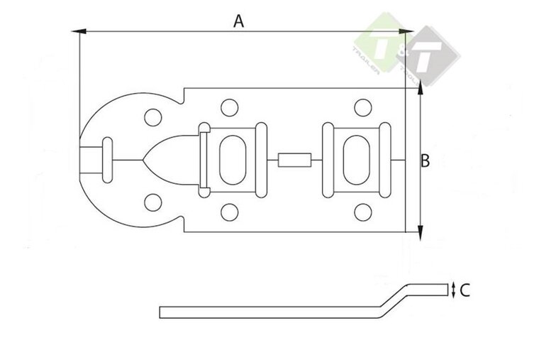 Rolschuif, Schuifslot, Schuifgrendel, Overslag, hangslot, Hangsloten, Slot, Sloten, Kistsluiting, Kist sluiting, Overslag slot,