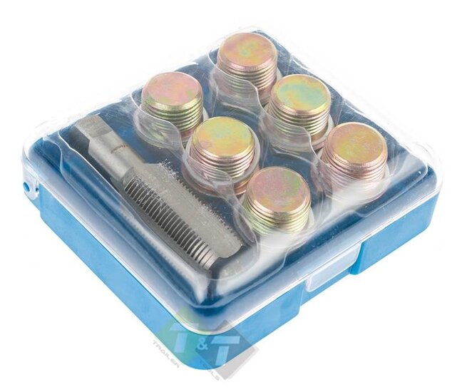 Carterplug reparatie set - 7 delig - Olieplug reparatieset - ASTA