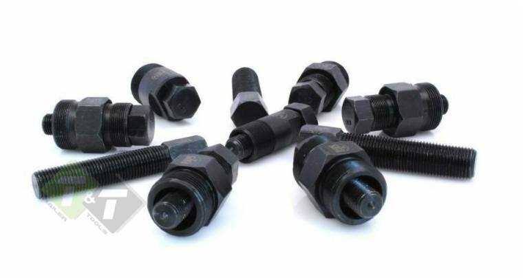Motorfiets vliegwieltrekker set - 10 delig - Vliegwiel trekker - SATRA