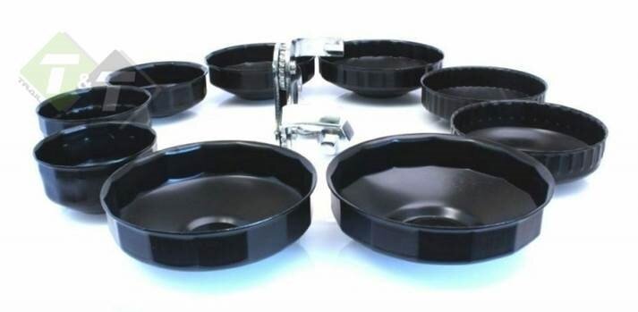 Filterkappen set - Oliefilterdoppen set - 30 delig - Oliefiltersleutel set - SATRA
