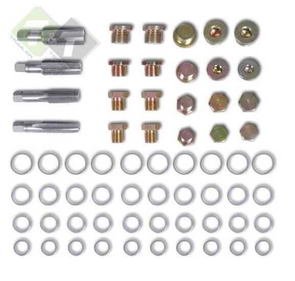 carterplug reparatie set, reparatieset olieplug, olieplug herstel set, carter plug reparatie set
