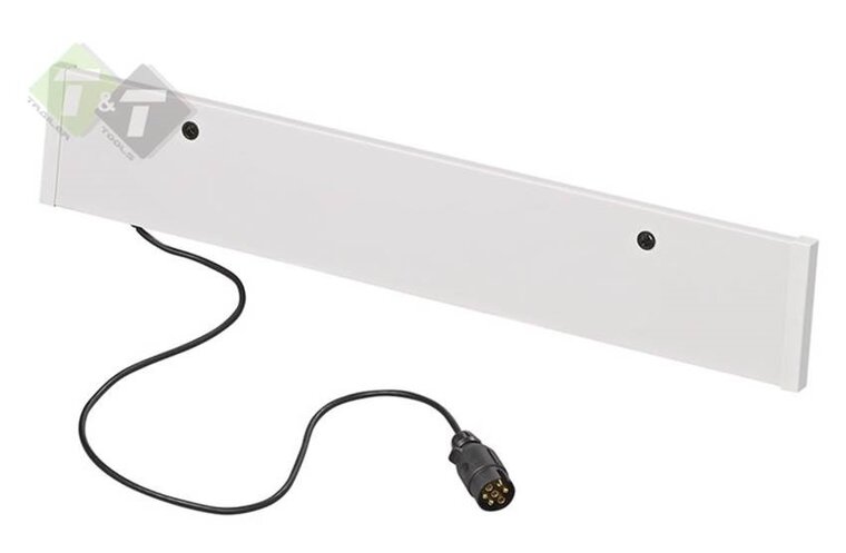 Verlichtingsbalk gloeilampen - 7 polig - 1 meter kabel 