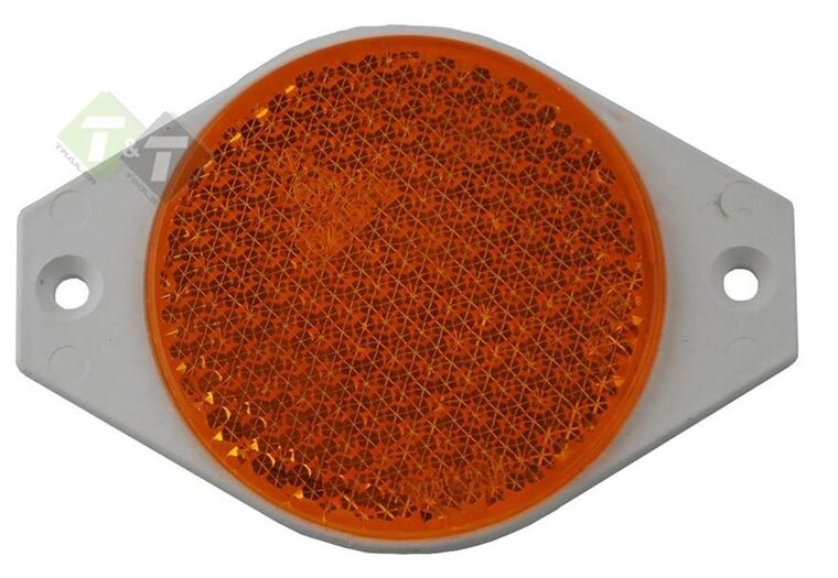 Oranje reflector - Ovaal reflector - 117 x 80mm - E20 keurmerk