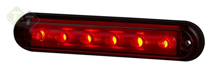 Remlicht - Zijmarkeringslamp - 12/24V - Stop ledlamp - Rood - Horpol