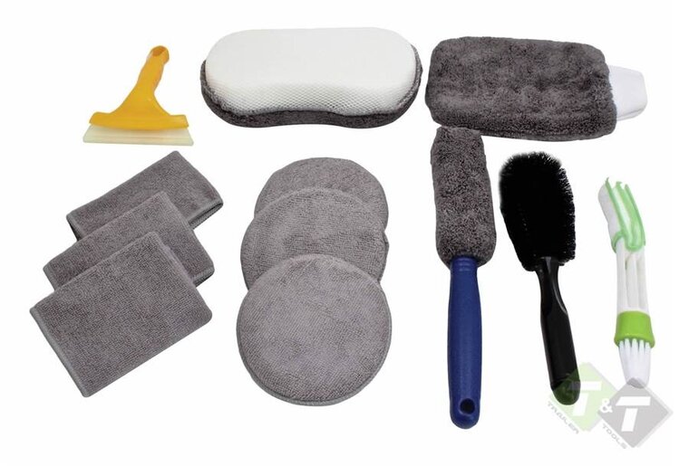 Auto poets set - Detailing accessoires set - Poetspads - 12 delig - SATRA