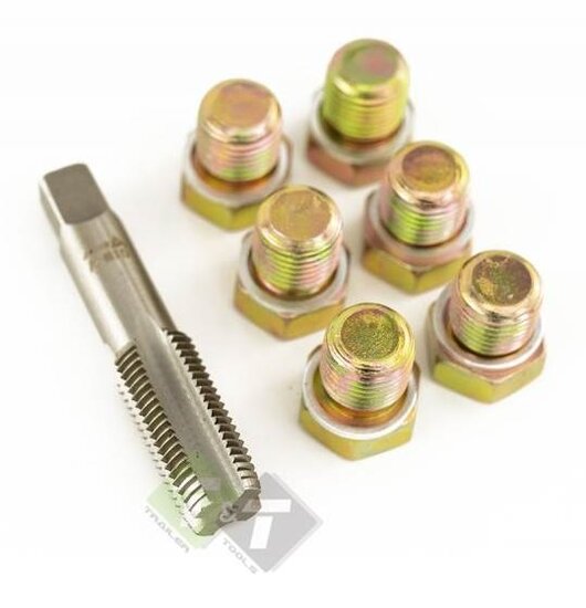 Carterplug reparatie set - 17 delig - M15x1.5 - Olieplug reparatieset - ASTA