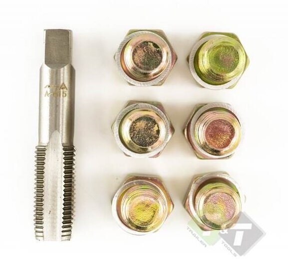 Carterplug reparatie set - 17 delig - M15x1.5 - Olieplug reparatieset - ASTA