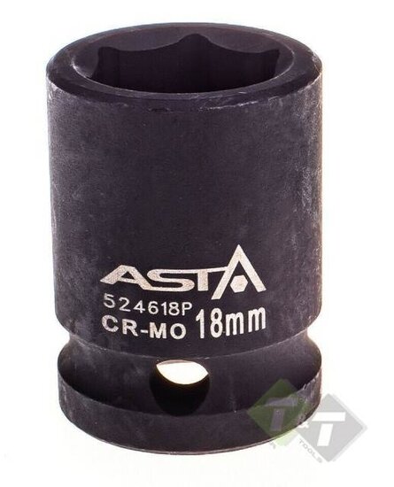Krachtdop 18mm - Deep impact - Kracht dop 1/2 duims - ASTA
