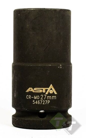 12 kant krachtdop - 30mm - Verlengde dop - Kracht dop 3/4&#039;&#039; - ASTA