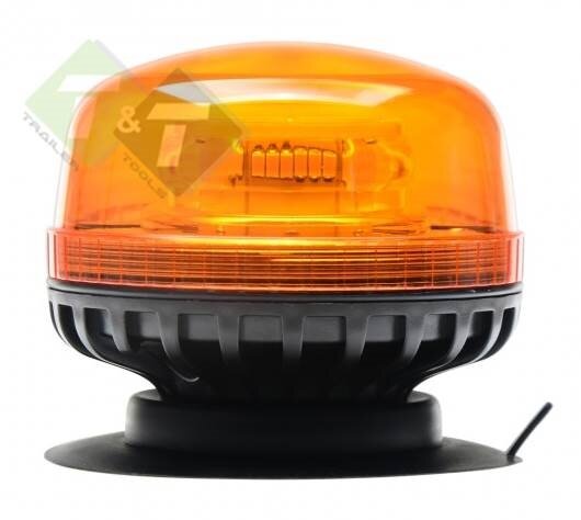 Magnetische zwaailamp LED Oranje - 36x LED - 12/24V - Waarschuwingslamp
