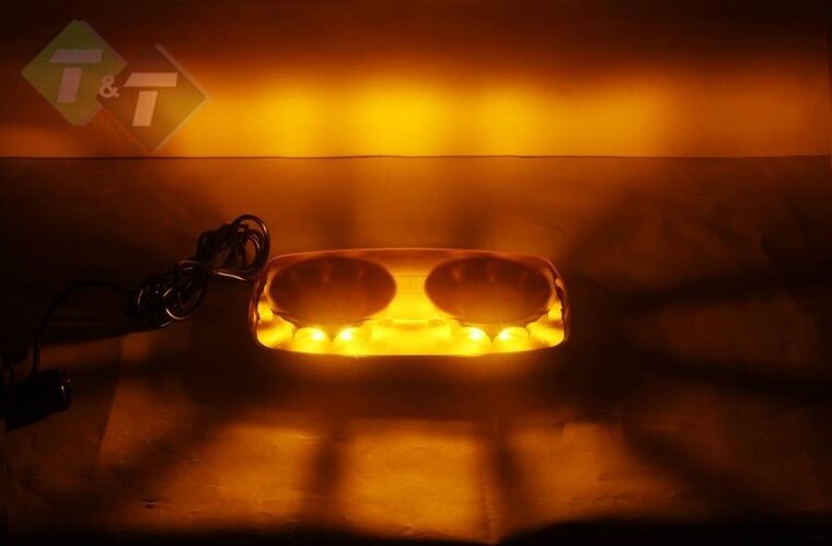 Zwaaibalk Oranje LED - Verlichtingsbalk - 84x LED - Waarschuwingsverlichting - 12/24V