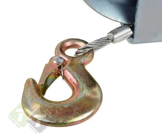 Handlier ongeremd - 1000Lbs(450KG) - 10 meter staalkabel - GEKO