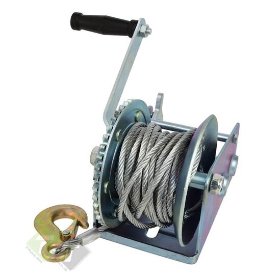 Handlier ongeremd - 2500Lbs(1150KG) - 10 meter staalkabel - GEKO