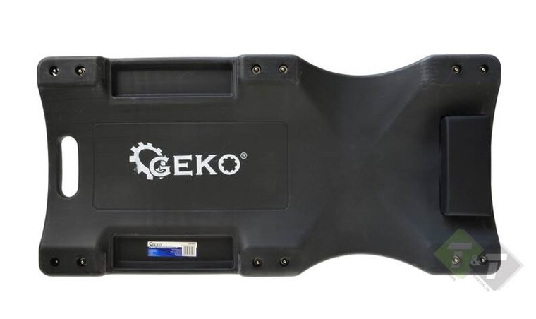Monteursbed - Zwart - 6 zwenkwielen - 150KG - Rolbed - GEKO