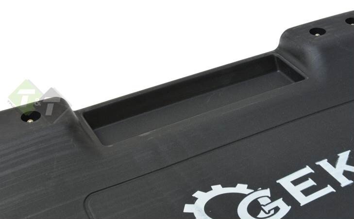 Monteursbed - Zwart - 6 zwenkwielen - 150KG - Rolbed - GEKO