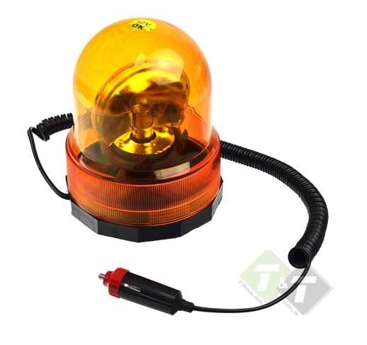 Zwaailamp Gloeilamp - Oranje - Magnetisch - 12V - GEKO