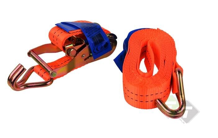 Spanband - Sjorband 2 Ton - 4 meter met ratel - GEKO