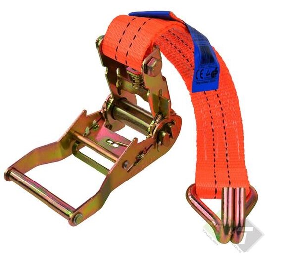Spanband - Sjorband 2 Ton - 4 meter met ratel - GEKO