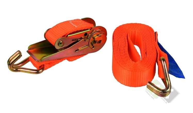 Spanband - Sjorband 1 Ton - 4 meter met ratel - GEKO