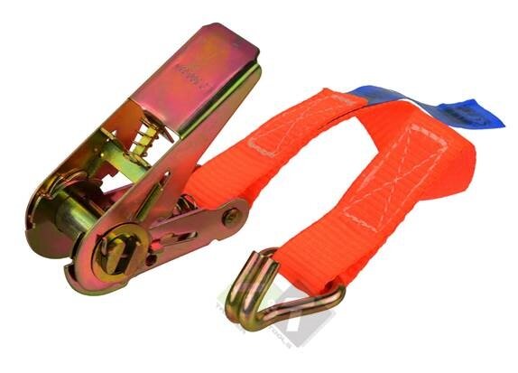 Spanband - Sjorband 1 Ton - 4 meter met ratel - GEKO